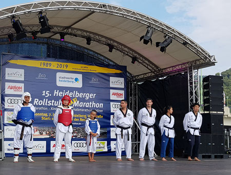 Taekwondo Heidelberg beim Schaufenster des Sports