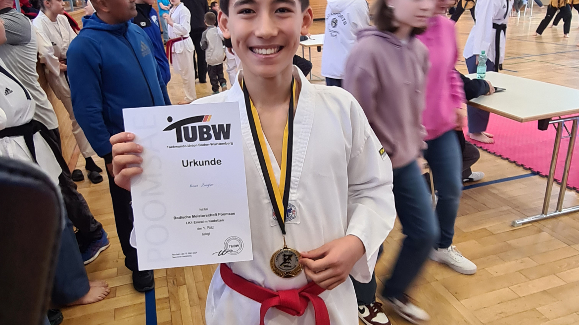 16.03.2024: Badische Poomsae Meisterschaft in Pforzheim.